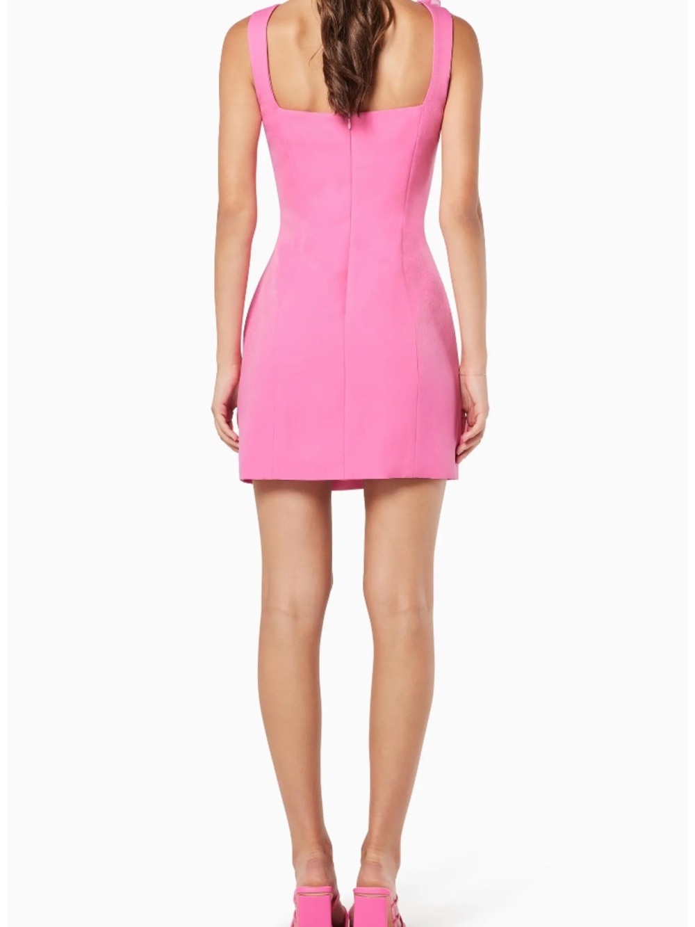 NWOT Elliatt Trompe Rosette Minidress Hot Pink 3D Floral Appliqué S $200 - Picture 5 of 7